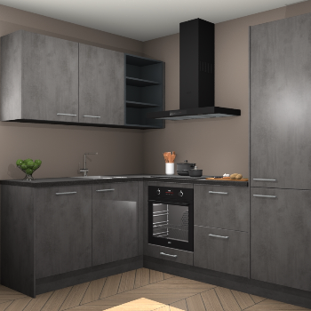 Beton Antraciet keuken Boekarest 117376