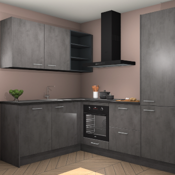 Beton Antraciet keuken Boekarest 117377