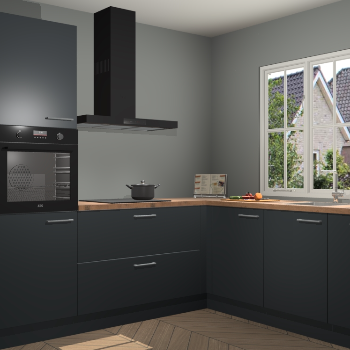 Onyxgrijze keuken Kazan 117410