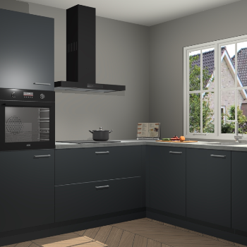 Onyxgrijze keuken Kazan 117449