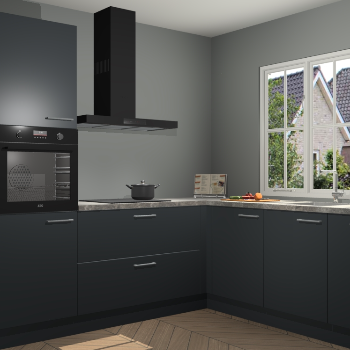 Onyxgrijze keuken Kazan 117496