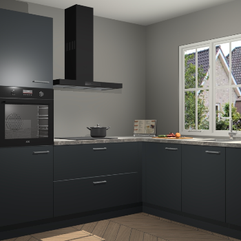 Onyxgrijze keuken Kazan 117497