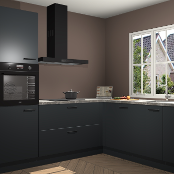 Onyxgrijze keuken Kazan 117499