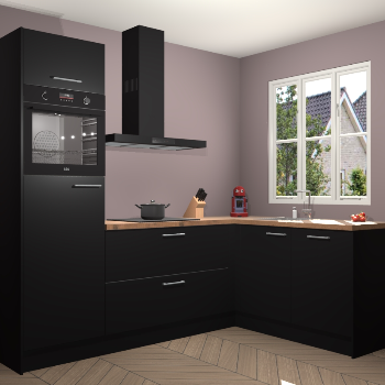 Zwarte keuken Victoria 117032