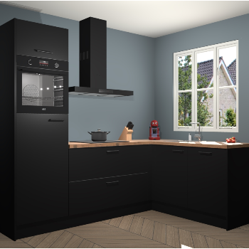 Zwarte keuken Victoria 117050