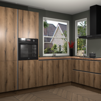 Goud Eiken greeploze keuken Kotor 117281