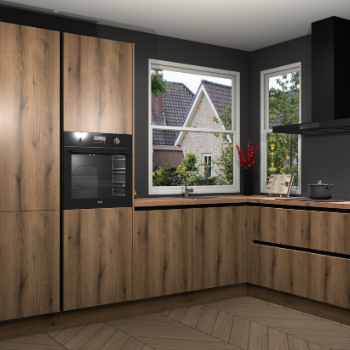 Goud Eiken greeploze keuken Kotor 117284