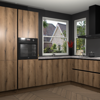 Goud Eiken greeploze keuken Kotor 117454