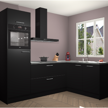 Zwarte keuken Victoria 117301