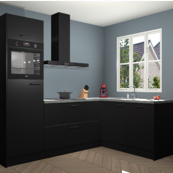 Zwarte keuken Victoria 117316