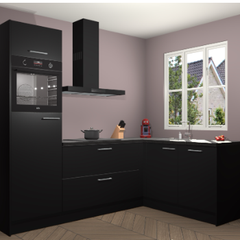 Zwarte keuken Victoria 117302