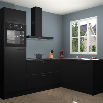 Zwarte keuken Victoria 117320