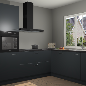 Onyxgrijze keuken Kazan 117562