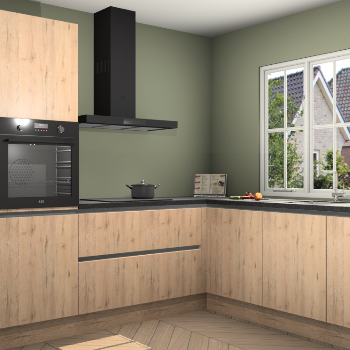 Madera Natuur greeploze keuken Kazan 117654