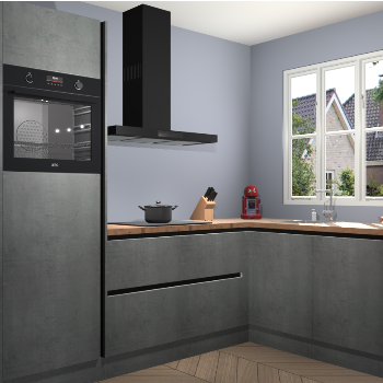 Beton Parelgrijs greeploze keuken Victoria 116582