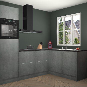 Beton Parelgrijs keuken Victoria 117543