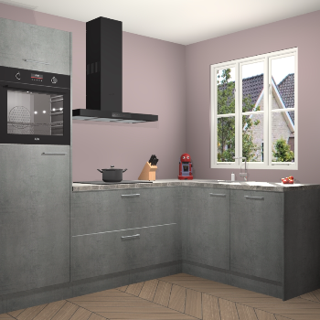 Beton Parelgrijs keuken Victoria 117508