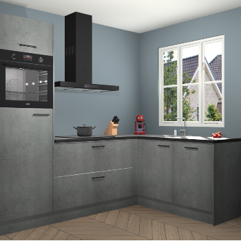 Beton Parelgrijs keuken Victoria 117528