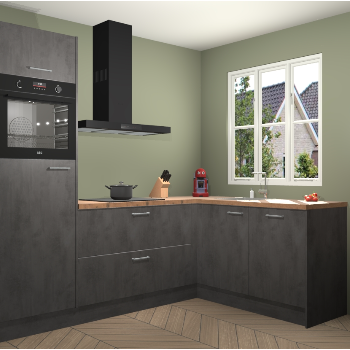 Beton Antraciet keuken Victoria 117517