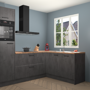 Beton Antraciet keuken Victoria 117529