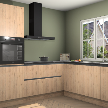 Madera Natuur greeploze keuken Kazan 117690