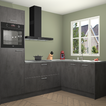 Beton Antraciet keuken Victoria 117718