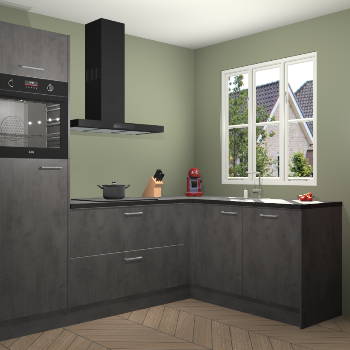 Beton Antraciet keuken Victoria 117719