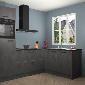 Beton Antraciet keuken Victoria 117729