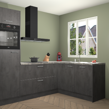 Beton Antraciet keuken Victoria 117720