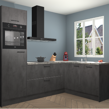 Beton Antraciet keuken Victoria 117730
