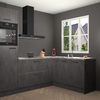 Beton Antraciet keuken Victoria 117735