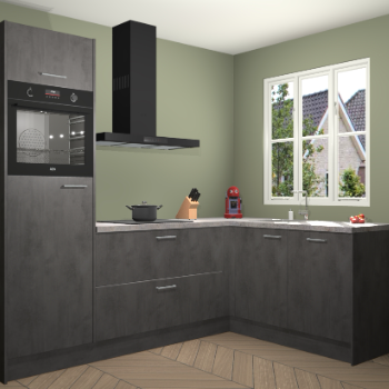 Beton Antraciet keuken Victoria 117721