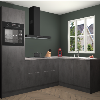 Beton Antraciet keuken Victoria 117746