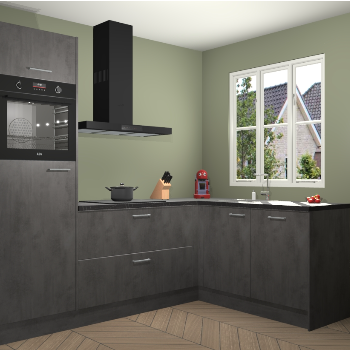 Beton Antraciet keuken Victoria 117722