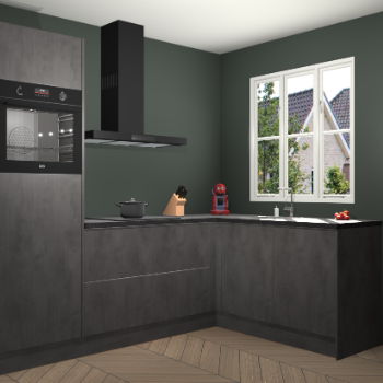 Beton Antraciet keuken Victoria 117747