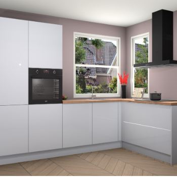 Sneeuwwitte hoogglans keuken Kotor 117619