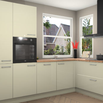 Magnolia hoogglans keuken Kotor 117995