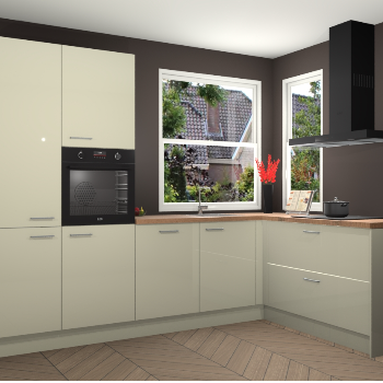 Magnolia hoogglans keuken Kotor 117996