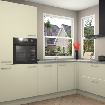 Magnolia hoogglans keuken Kotor 118017