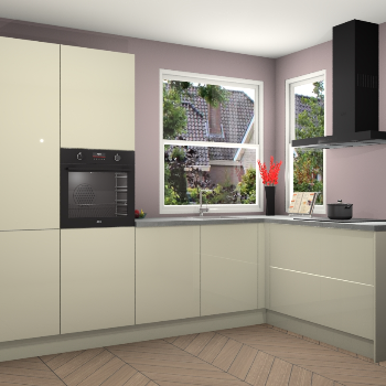 Magnolia hoogglans keuken Kotor 118023