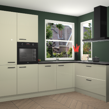 Magnolia hoogglans keuken Kotor 118027