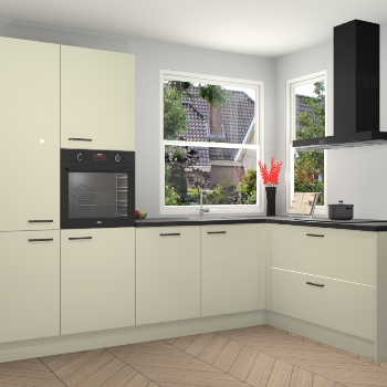 Magnolia hoogglans keuken Kotor 118028