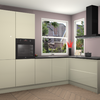 Magnolia hoogglans keuken Kotor 118030