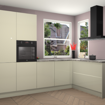 Magnolia hoogglans keuken Kotor 118037