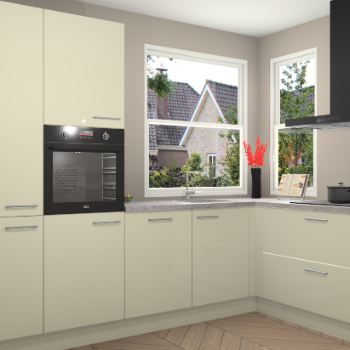 Magnolia hoogglans keuken Kotor 118038