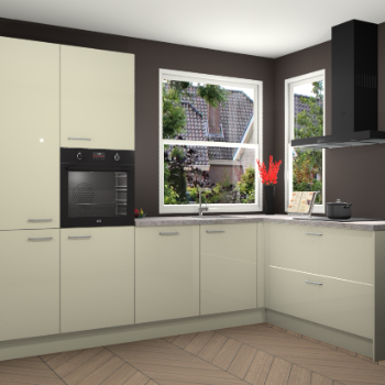 Magnolia hoogglans keuken Kotor 118039