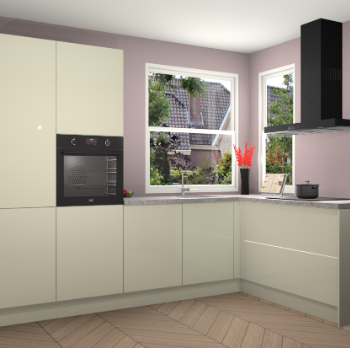 Magnolia hoogglans keuken Kotor 118044