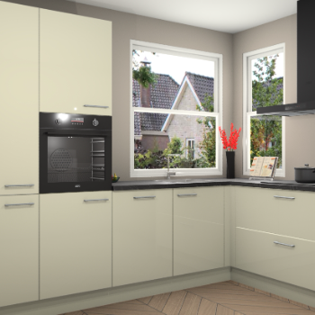 Magnolia hoogglans keuken Kotor 118045