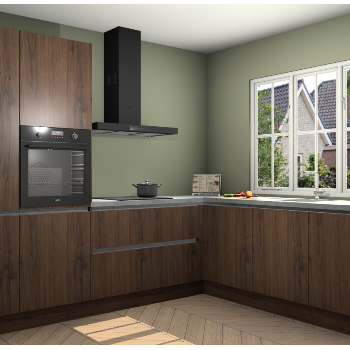 Noten greeploze keuken Kazan 118146