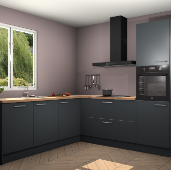 Onyxgrijze keuken Willemstad 118260